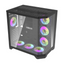 Aigo FT418 Pro Case - Black (With 7 x ARGB Fans Included)