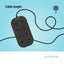Porodo Blue 8 AC Power Strip - UK 3-Pin Plug / USB-C / USB-A / Black
