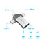 Earldom ET-OT93 3-in-1 USB 3.0 Adapter - Lightning / Type-C / Micro / Silver/Black
