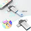 Earldom ET-OT93 3-in-1 USB 3.0 Adapter - Lightning / Type-C / Micro / Silver/Black