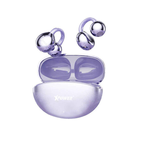 Xpower Powerclip GL8 wireless Earbud - Bluetooth / Purple