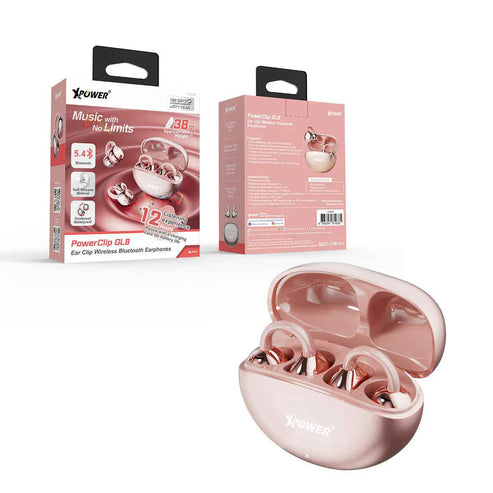 Xpower Powerclip GL8 wireless Earbud - Bluetooth / Rose Gold