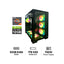 GPro Gaming PC - AMD Ryzen 7-9800X3D / B850-S WiFi Motherboard / 32GB DDR5 RAM / 1TB (NVMe M.2 SSD) / NVIDIA GeForce RTX 5070 12GB Graphic Card / Win 11 Pro / 750W Power Supply