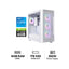 GPro Gaming PC - Intel Core i5-14400F / H610M Motherboard / 16GB DDR4 RAM / 1TB (NVMe M.2 SSD) / NVIDIA GeForce RTX 3050 6GB Graphic Card / Win 11 Pro / 550W Power Supply