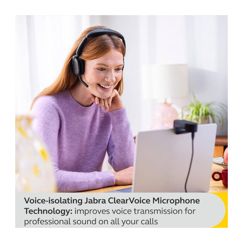 Jabra Evolve2 65 Flex MS Professional Stereo Headphone - Wireless / Black