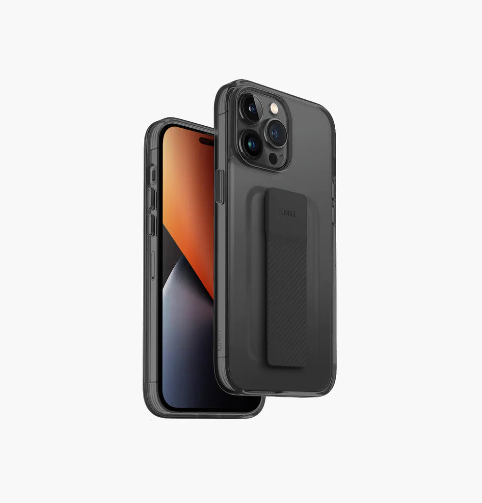 Uniq Hybrid iPhone 14 Pro Max 6.7 Heldro Mount Series - Vapour (Smoke) Accessories > Mobiles & Tablets
