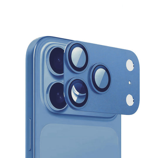 iEngage Iphone 17 Pro Max Titanium Alloy Frame Camera Lens - Deep Blue