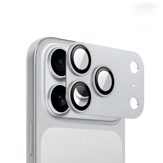 iEngage Iphone 17 Pro Max Titanium Alloy Frame Camera Lens - Silver