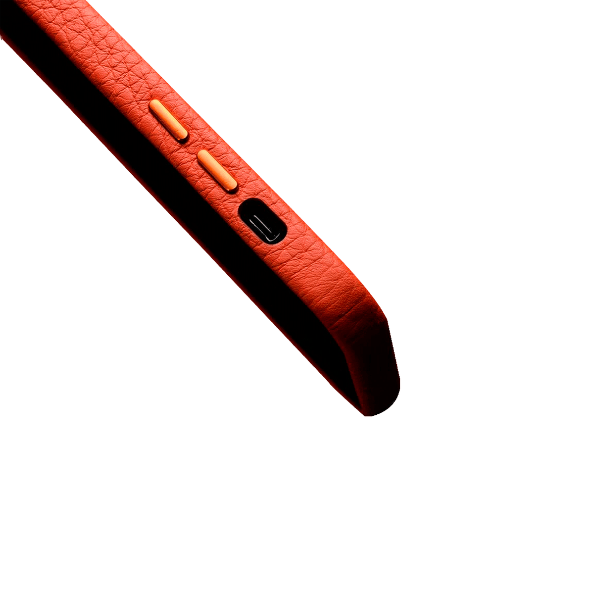 Melkco Paris Premium Leather Case - Apple iPhone 12/12 Pro / Orange Accessories > Mobiles & Tablets > Mobiles > Covers