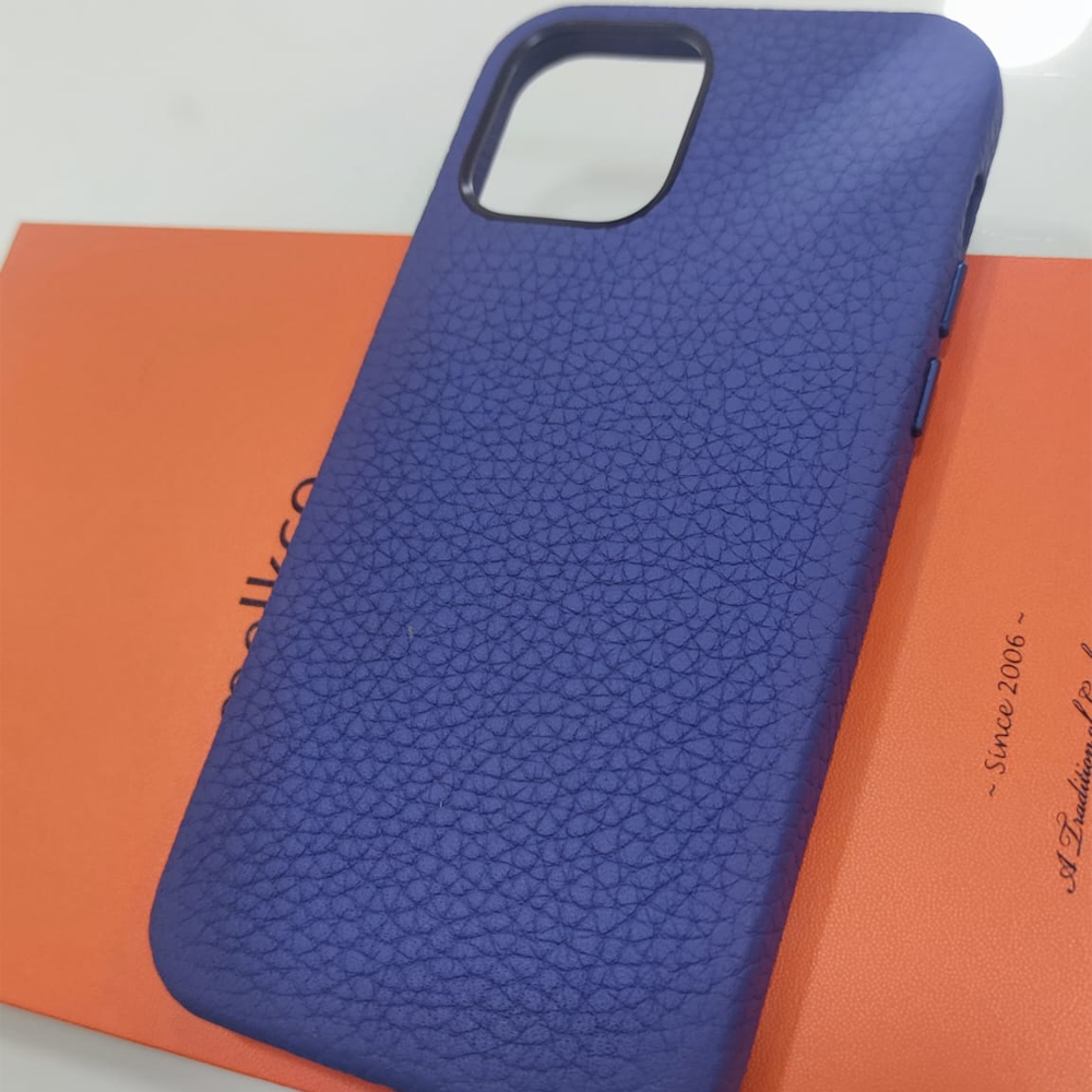 Melkco Paris Premium Leather Case - Apple iPhone 12 Pro Max / Dark Blue Accessories > Mobiles & Tablets > Mobiles >