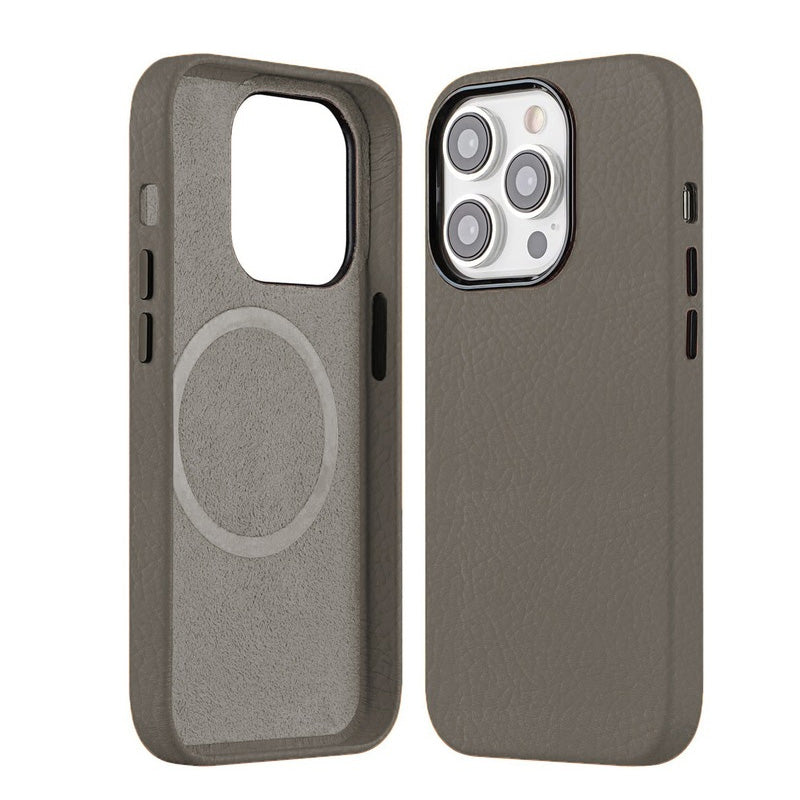 Melkco Paris Premium Leather Case - Apple iPhone 13 Pro Max / Grey Accessories > Mobiles & Tablets > Mobiles > Covers &