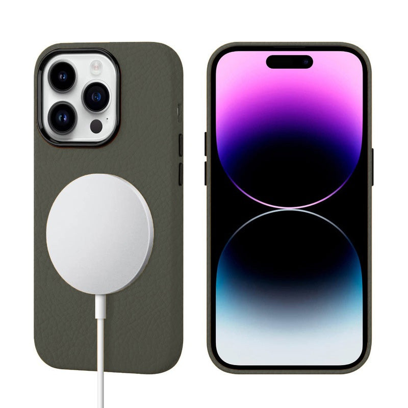 Melkco Paris Premium Leather Case - Apple iPhone 13 Pro Max / Grey Accessories > Mobiles & Tablets > Mobiles > Covers &