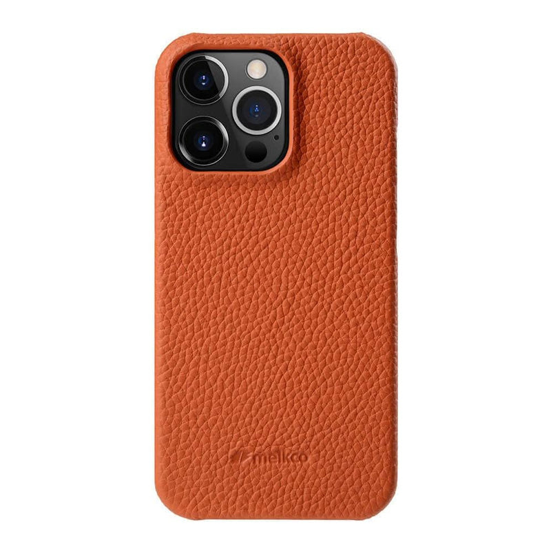 Melkco Paris Premium Leather Case - Apple iPhone 13 Pro Max / Orange Accessories > Mobiles & Tablets > Mobiles > Covers