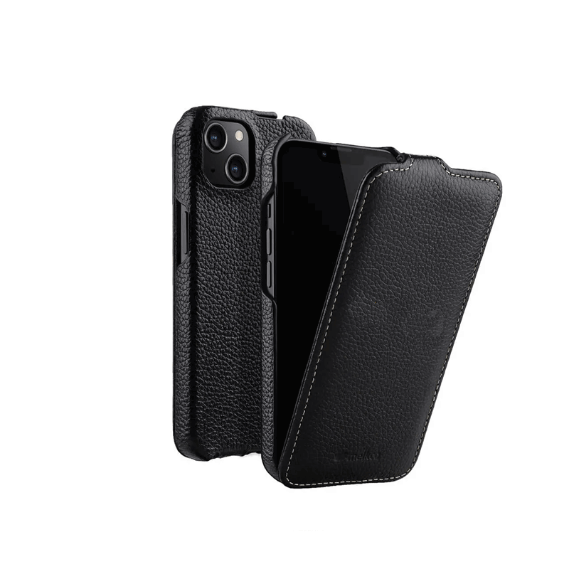 Melkco Jacka Series Premium Leather Case - Apple iPhone 14 Pro Max / Black Accessories > Mobiles & Tablets > Mobiles >