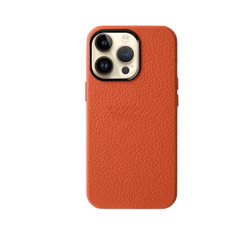 Melkco Origin Paris Magsafe Leather Case - Apple iPhone 14 Pro Max / Orange Accessories > Mobiles & Tablets > Mobiles >