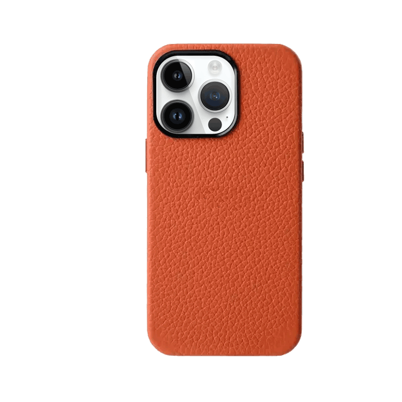 Melkco Origin Paris Magsafe Leather Case - Apple iPhone 14 Pro / Orange Accessories > Mobiles & Tablets > Mobiles >