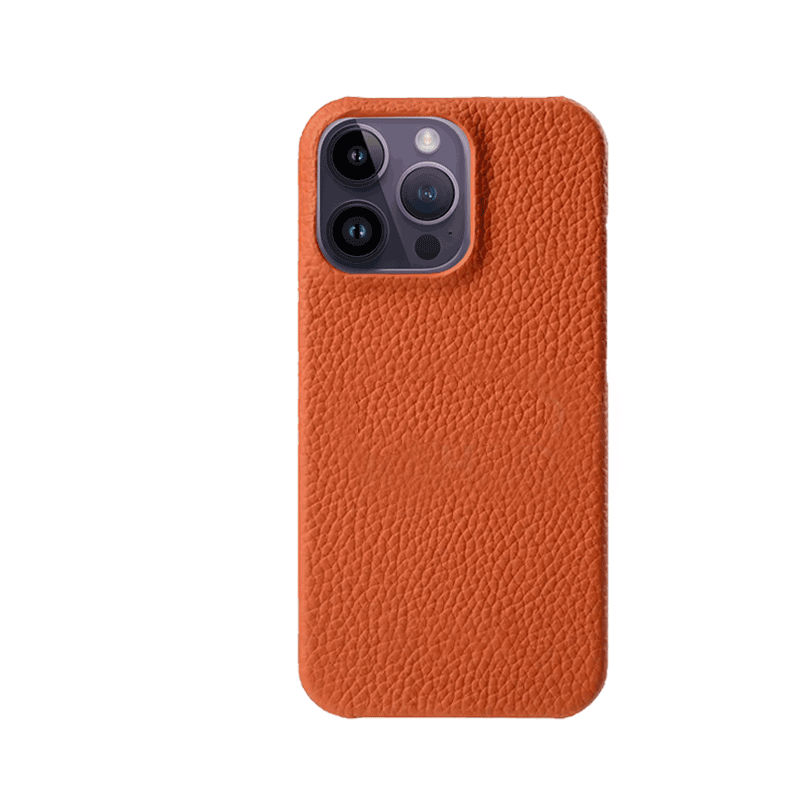 Melkco Back Snap Series Leather Regal Case - Apple iPhone 14 Pro / Orange Accessories > Mobiles & Tablets > Mobiles >