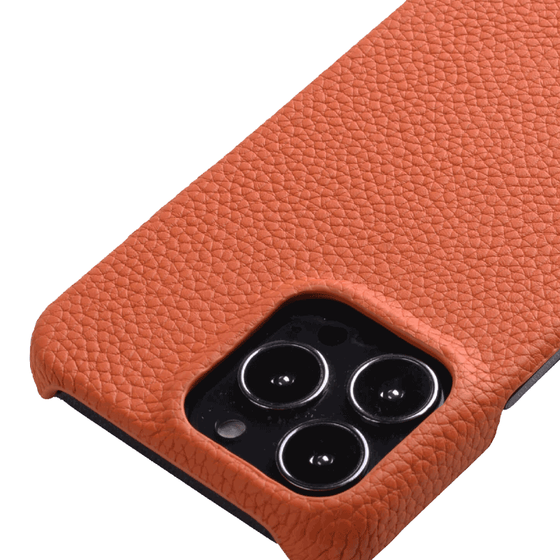 Melkco Back Snap Series Leather Regal Case - Apple iPhone 14 Pro / Orange Accessories > Mobiles & Tablets > Mobiles >