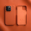 Melkco Back Snap Series Leather Regal Case - Apple iPhone 14 Pro / Orange Accessories > Mobiles & Tablets > Mobiles >