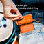 MOMAX 1-Power X Pro Mini⁺ Power Bank with Built-In USB-C Cable & Apple Watch Fast Charger - 5000mAh / Orange