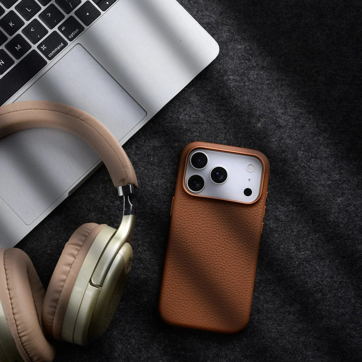 Melkco Premium Leather Magsafe Case for Apple iPhone 17 Pro Max - Orange