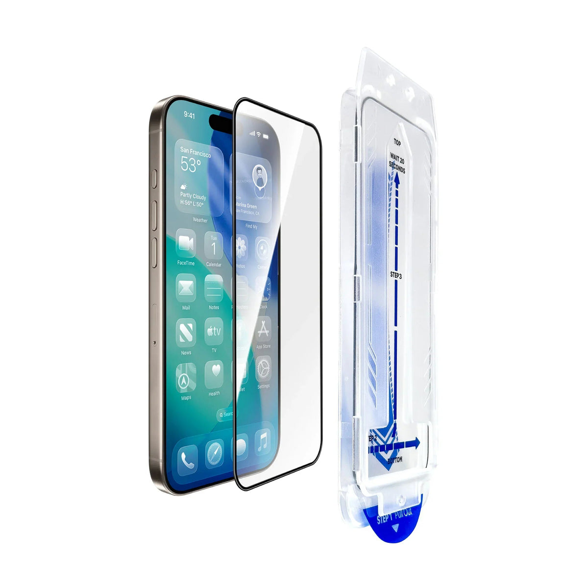 Torrii BODYGLASS Screen Protector for Apple iPhone 17 Pro (6.3”) - Full Coverage