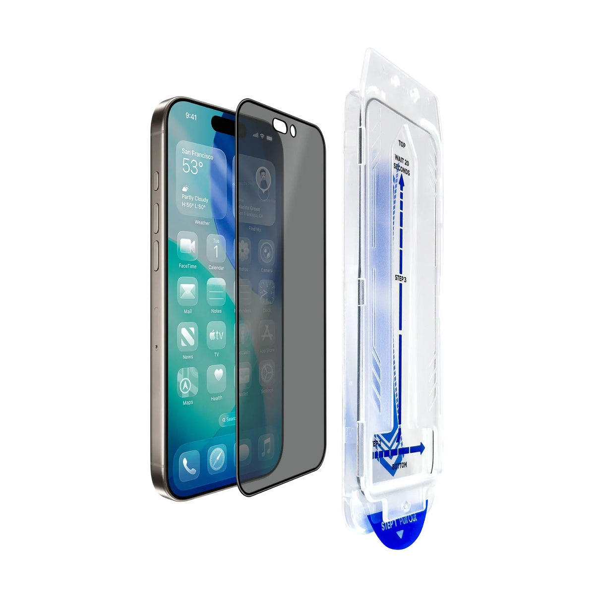 Torrii BODYGLASS Screen Protector for Apple iPhone 17 Pro (6.3”) - Privacy