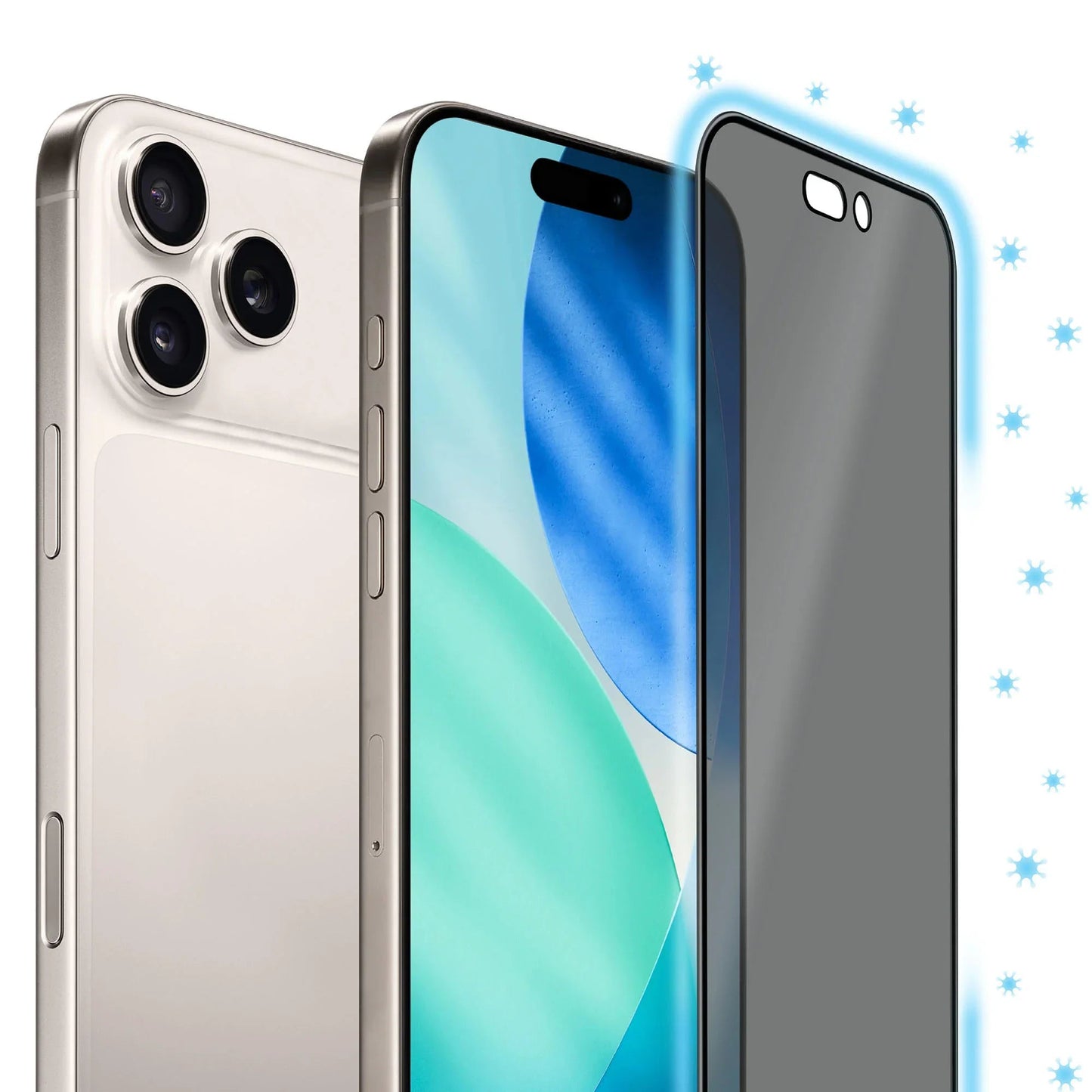 Torrii BODYGLASS Screen Protector for Apple iPhone 17 Pro Max (6.9”) - 4-Way Privacy