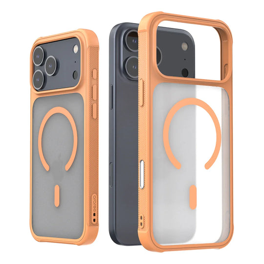 Arareee Duple Magsafe Armor Slim Case For Apple iPhone 17 Pro Max - Orange