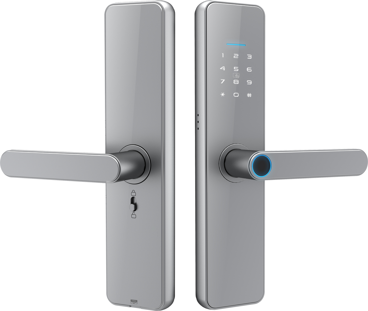 Gopeta High-Quality Smart TTlock for the wooden doors C91 Pro - Silver