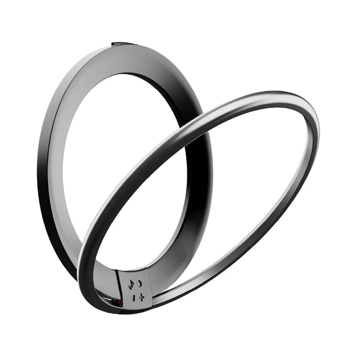 MOMAX Hoop Magnetic Ring Stand - Black