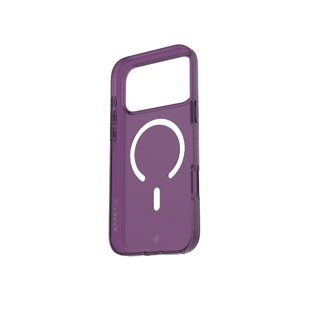 Smartix Ultraguard Magnetic Transparent Dark Cherry Case For Apple iPhone 18 Pro Max