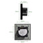 Gopeta 1-Gang Smart Wi-Fi Touch Switch with Glass Panel - Black