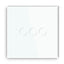 Gopeta 3-Gang Smart Wi-Fi Touch Switch with Glass Panel - White