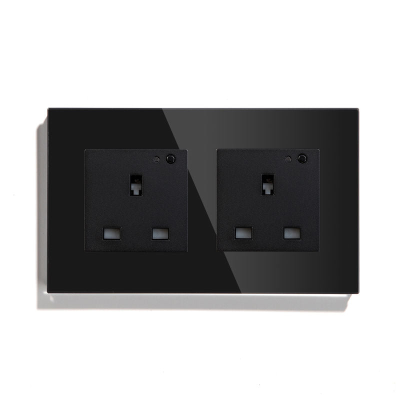 Gopeta Smart Wi-Fi UK Double Socket - 13A / Black