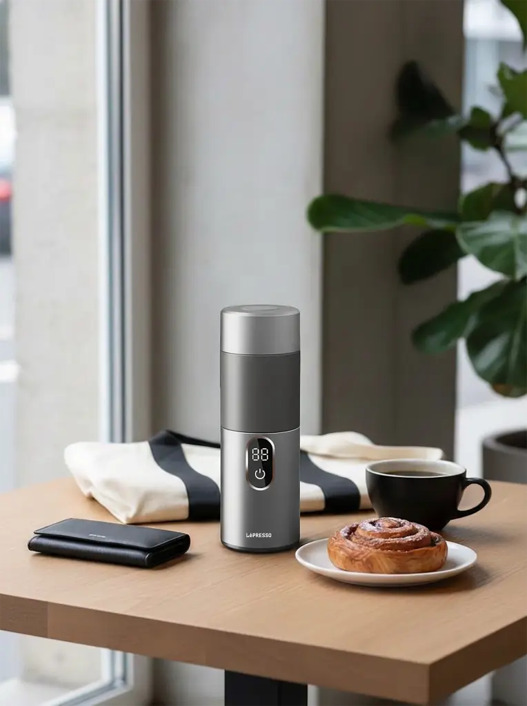 LePresso Mini Espresso Maker - Silver Color