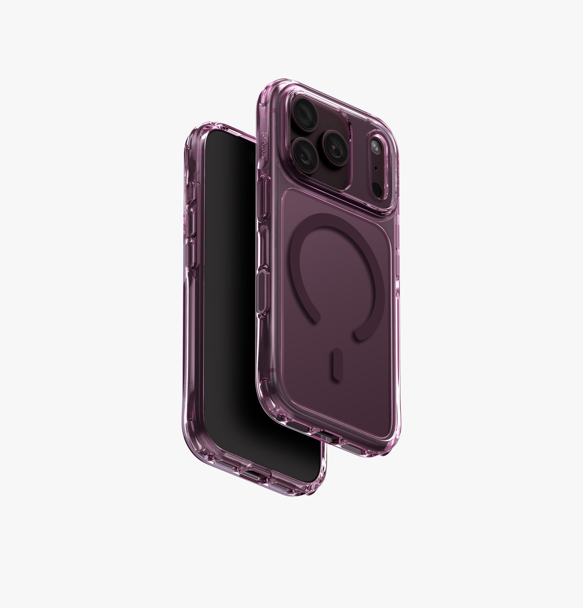 Uniq Hybrid Magclick Charging Lifepro Xtreme For Apple iPhone 18 Pro Max - Deep Burgundy