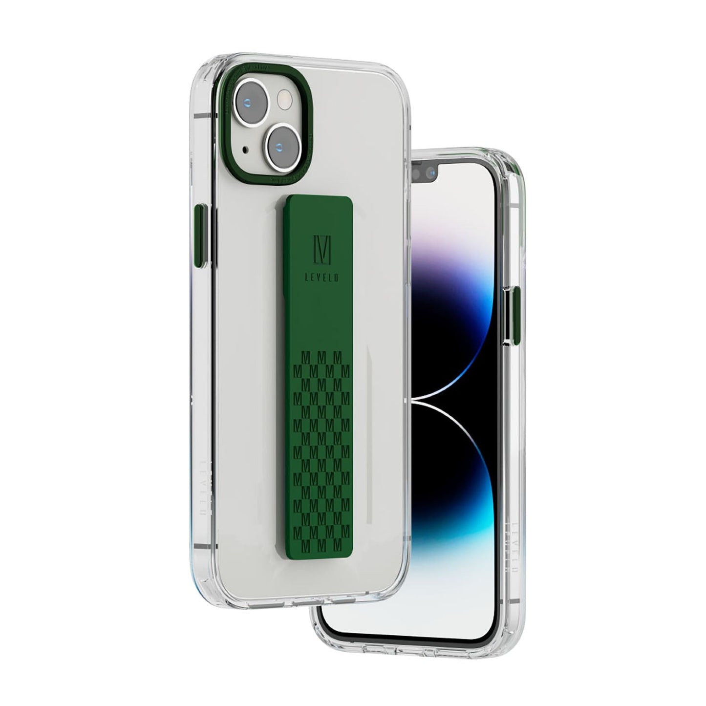 Levelo Graphia IMD Clear Case With Extra Grip - Apple iPhone 14 Plus / Green Accessories > Mobiles & Tablets > Mobiles