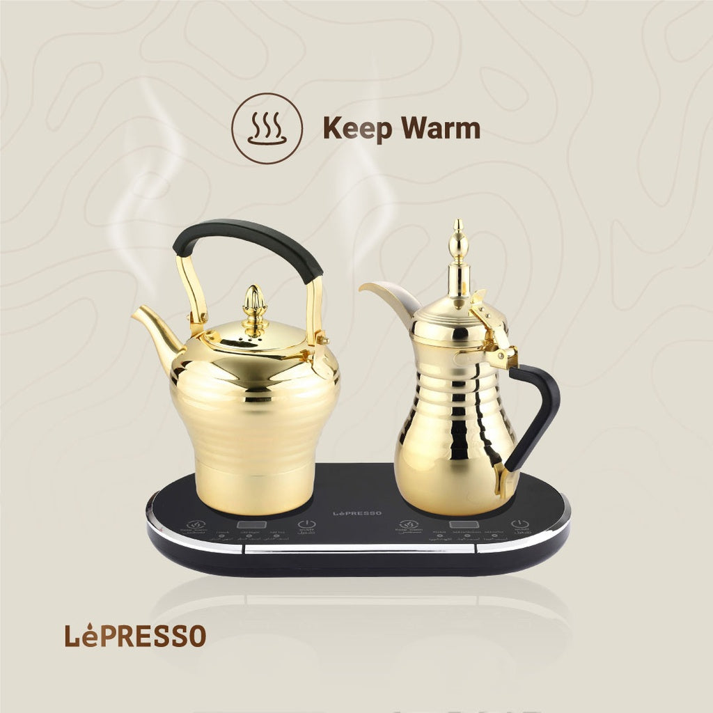 LePresso  Dallah Arabic Coffee & Tea  - Gold Color