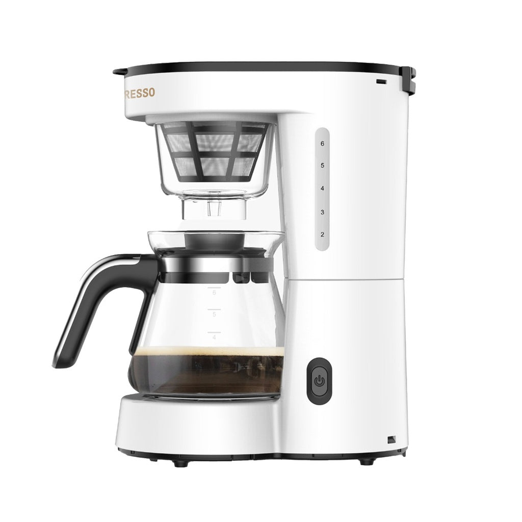 LePresso Transparent Drip Coffee Maker - White Color