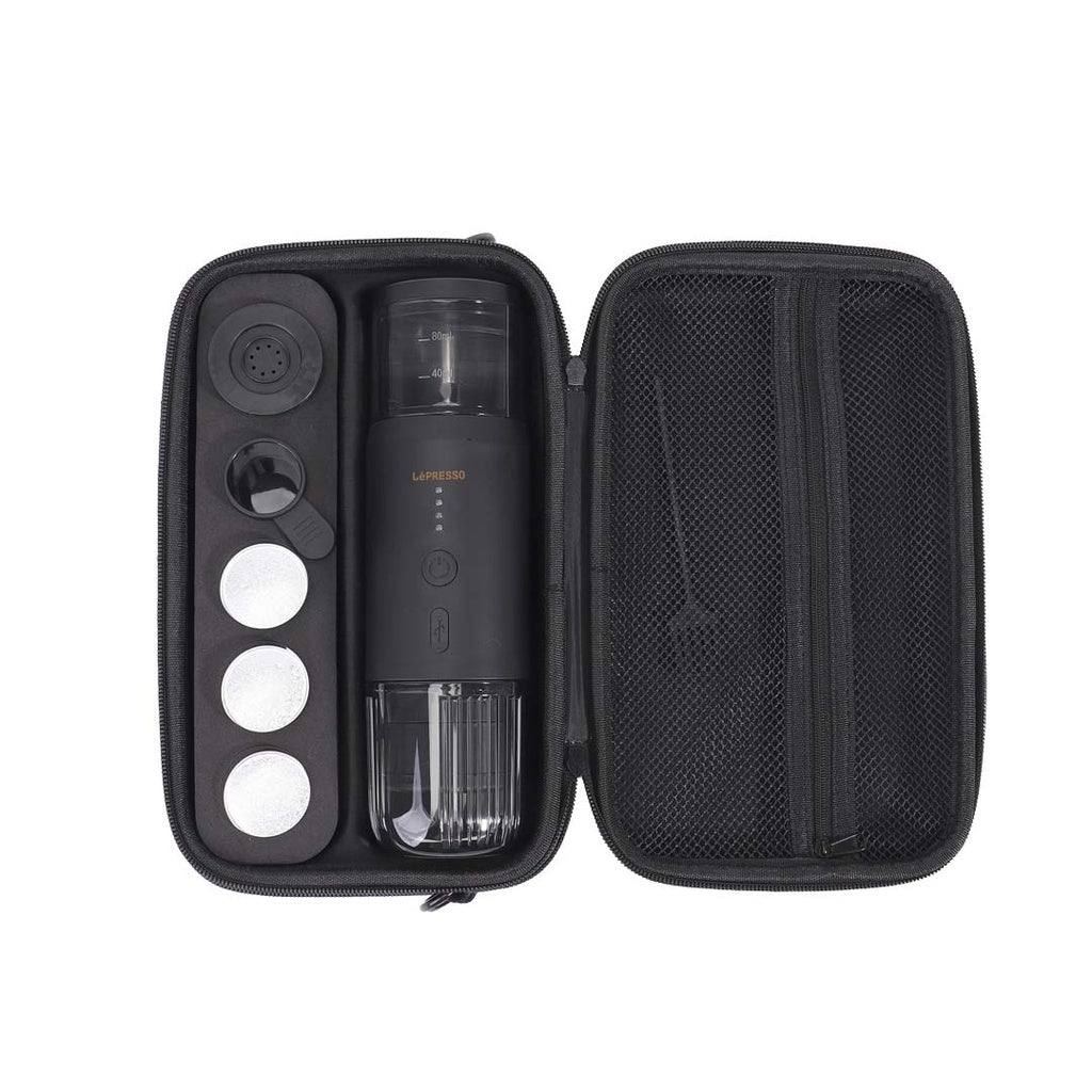 LePresso Portable Espresso Machine With Heating Function - Black Color
