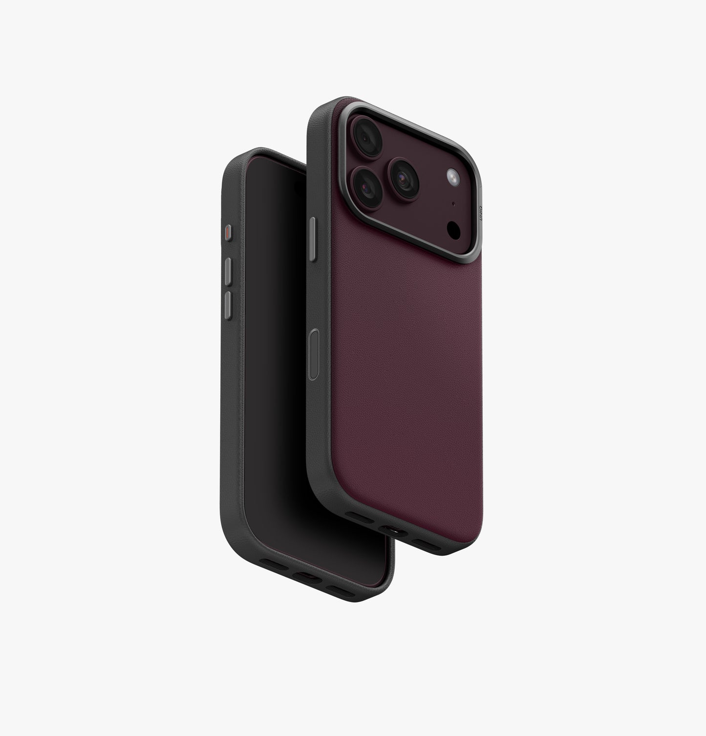 Uniq Hybrid Magclick Charging Lyden Ds For Apple iPhone 18 Pro Max - Deep Maroon