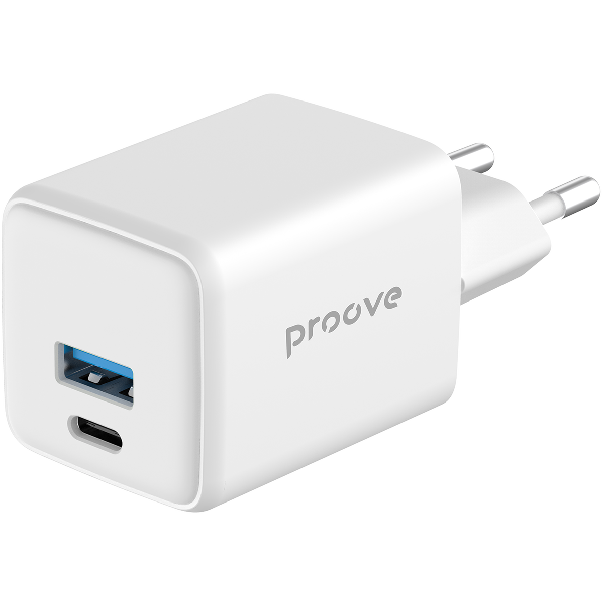 Proove Wall Charger Proove Silicone Power 2 30W (Type-C + USB) UK - White