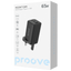 Proove Wall Charger Proove Pocket GaN 65W (2*Type-C + USB) UK - Black