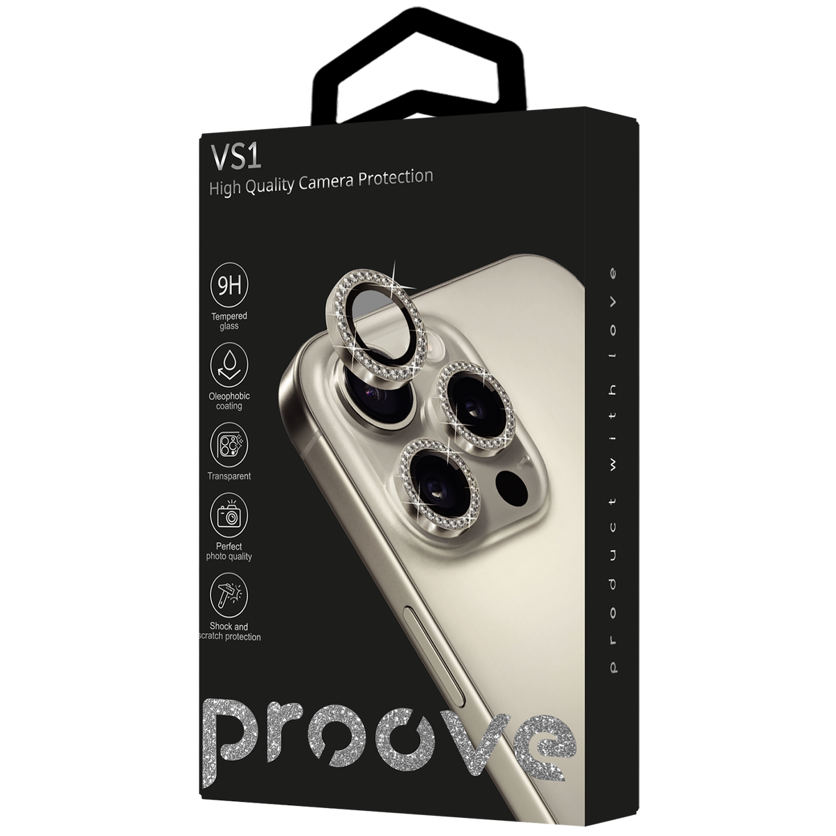 Proove VS1 Camera Protection for iPhone 17 Pro / 17 Pro Max - Black Titanium