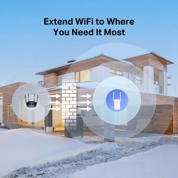 Mercusys ME80X - AX3000 Wi-Fi 6 Range Extender
