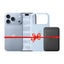 Apple iPhone 18 Pro - 256GB / Glacier / 5G / 6.3" / Middle East Version + Apple iPhone 18 Pro Silicone MagSafe Case - Crisp Blue + Apple iPhone FineWoven MagSafe Wallet - Navy - Bundle Offer