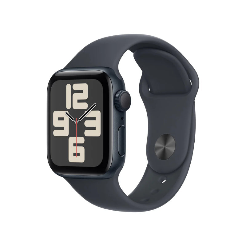 Apple Watch SE (2nd Gen) with Sport Band - LTPO OLED / 40mm / Small/Medium / Bluetooth / Wi-Fi / Midnight Smart Watches