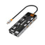 Mowsil 12-in-1 USB-C Hub - HDMI / VGA / RJ45 / USB / Type-C / SD / TF / Audio / Silver