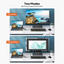 Mowsil DisplayPort to HDMI Adapter - 4K / Gray
